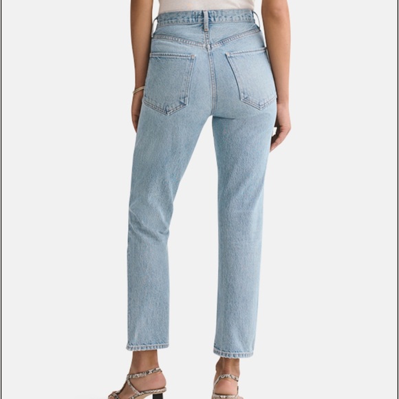 AGOLDE Riley High Rise Straight Crop Jeans Size 27 - Picture 3 of 15